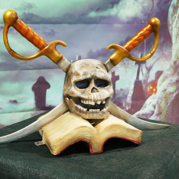 Skull on a Book, 25cm x 60cm x 50cm - Image 7