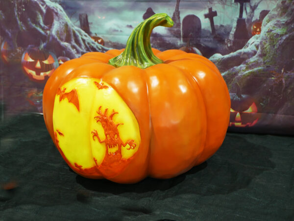 Graveyard Pumpkin Lantern, 110cm x 114cm x 110cm - Image 8