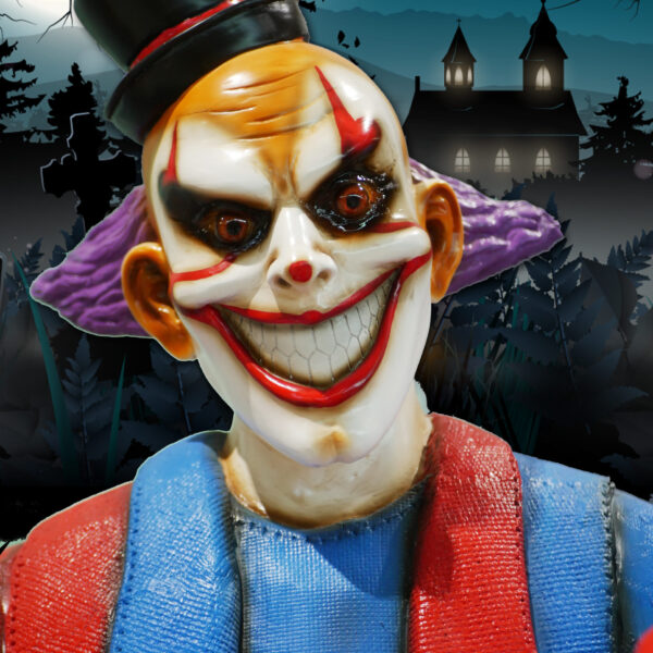 Scary Clown with Chainsaw, 135cm x 190cm x 170cm - Image 6