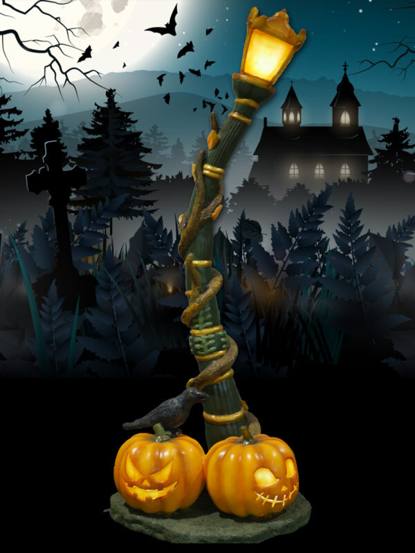 Spooky Lamp Post , 133cm x 270cm x 113cm - Image 4