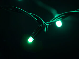 String Lite®QF+, 120 LEDgr, 20m black cable, 230V, 7W