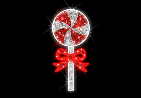 Candy Lollipop, 88x40cm, 230V, 5m Power cord & 3-pin Mains Plug