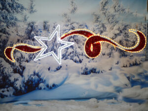 Christmas Star, 234x66cm