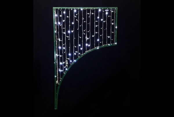 Light Frame to Rotunda 85x137cm Frame Moss Green  WH LED w/WH FL 230V 12W