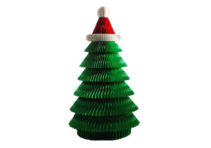 180cm Standin Tree with Hat, Honeycomb Paper Decoration (3 parts, velcro), 150gsm