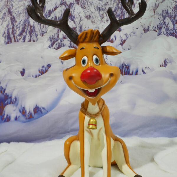 Sitting Reindeer, 80x65x135cm - Image 4