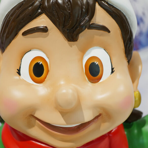 Santa Elf with Doll, 62x40x90cm - Image 7