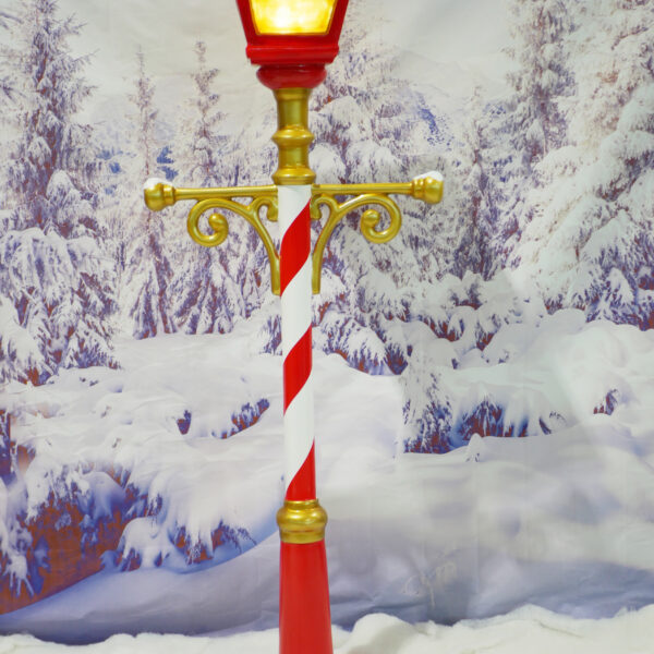 Christmas Lamp Post, 75cm x 200cm x 50cm - Image 5