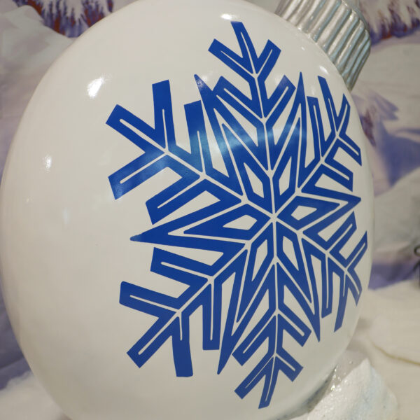 Snowflake Flat Ornament, 88x35x91cm - Image 4
