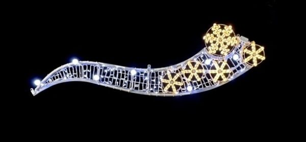 Northwind Small NEW Rope/Mount 245x72cm WH & WA WH 230V 85W (without Bulbs) - Image 2