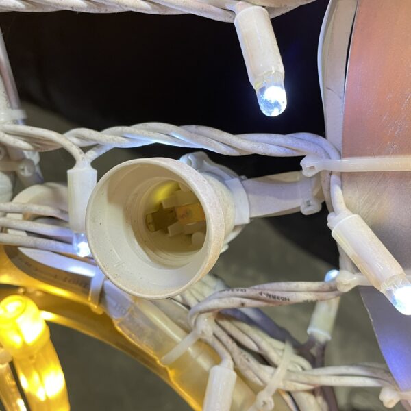 Northwind Small NEW Rope/Mount 245x72cm WH & WA WH 230V 85W (without Bulbs) - Image 3