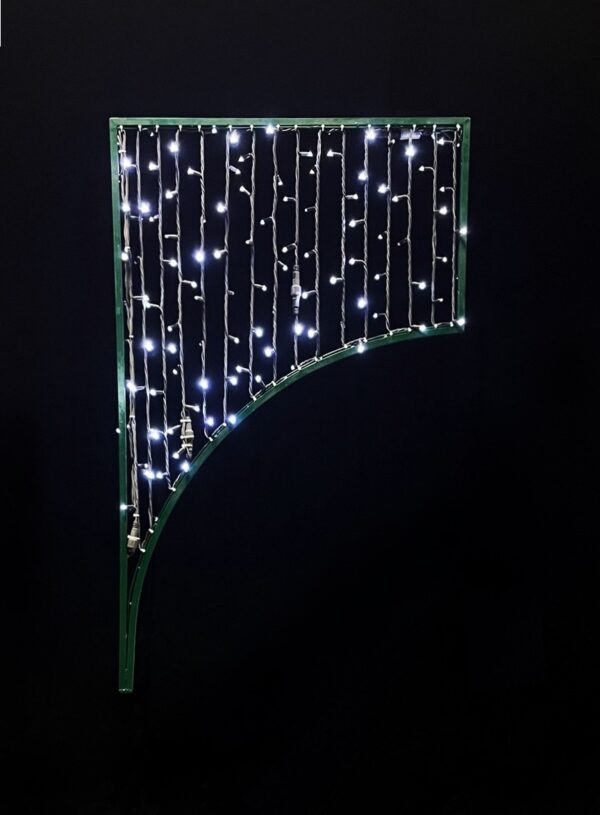 Light Frame to Rotunda 85x137cm Frame Moss Green  WH LED w/WH FL 230V 12W - Image 2