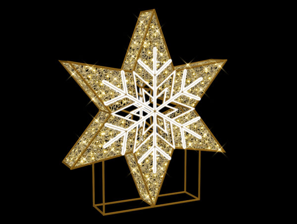 Star, 173x30x200cm, 24v, 5m Power Cord, IP65 Plug