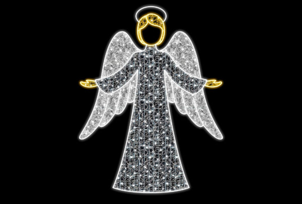 Angel 2 Photo Op, 195cm x 150cm, 24v, 5m Power Cord, IP65 Plug