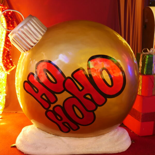 HoHoHo Flat Ornament, 88x35x91cm - Image 4