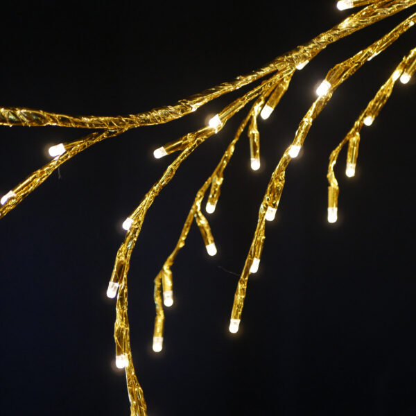Glamour Branch Lite 288 LEDww, 4 x 0.8m, Gold Foil Cable, 36V - Image 4
