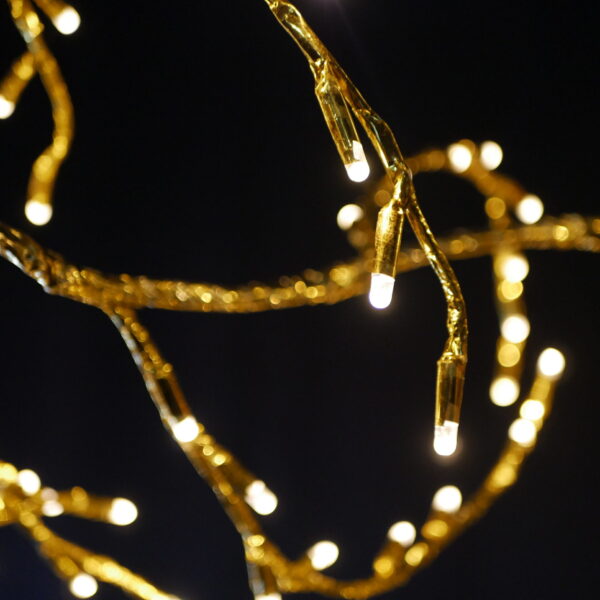 Glamour Branch Lite 288 LEDww, 4 x 0.8m, Gold Foil Cable, 36V - Image 5