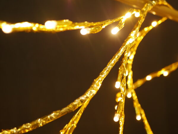 Glamour Branch Lite 288 LEDww, 4 x 0.8m, Gold Foil Cable, 36V - Image 8