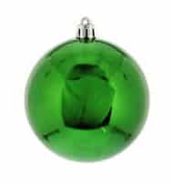 100mm Shiny Rich Green Bauble
