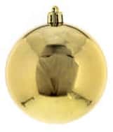 80mm Shiny Classic Gold Bauble