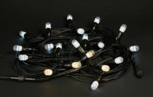 String Lite®QF LV+, 18 E14 sockets, 6m, without bulbs, black cable, 36V