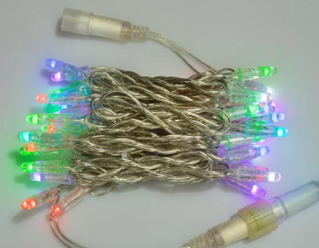 String Lite®QF+ 40 LEDrgb, 4m transparent PVC cable, 36V, 2,3W - Image 2