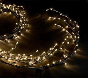 Glamour Branch Lite 288 LEDww, 4 x 0.8m, Black Foil Cable, 36V