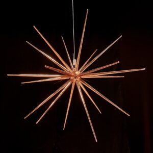60cm Diameter Satelite Star - Rose Gold