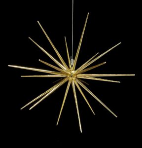 60cm Diameter Satelite Star - Gold