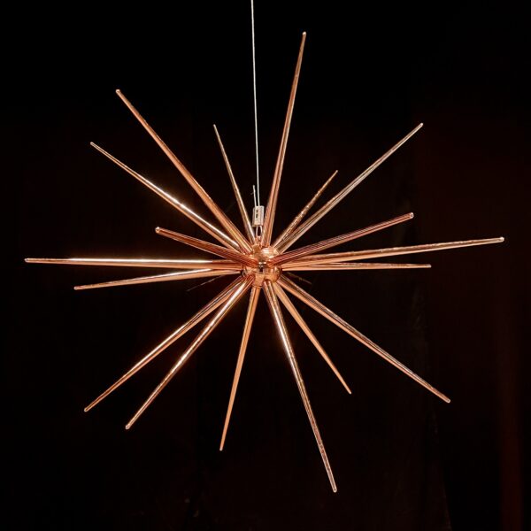 60cm Diameter Satelite Star - Rose Gold - Image 3