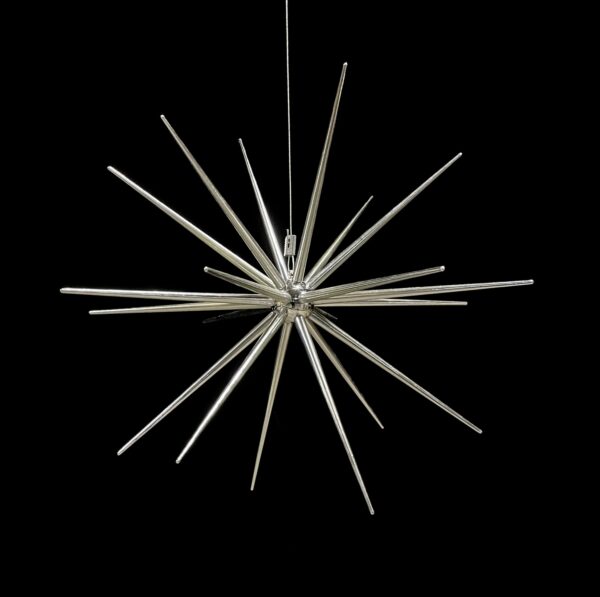 60cm Diameter Satelite Star - Silver - Image 3