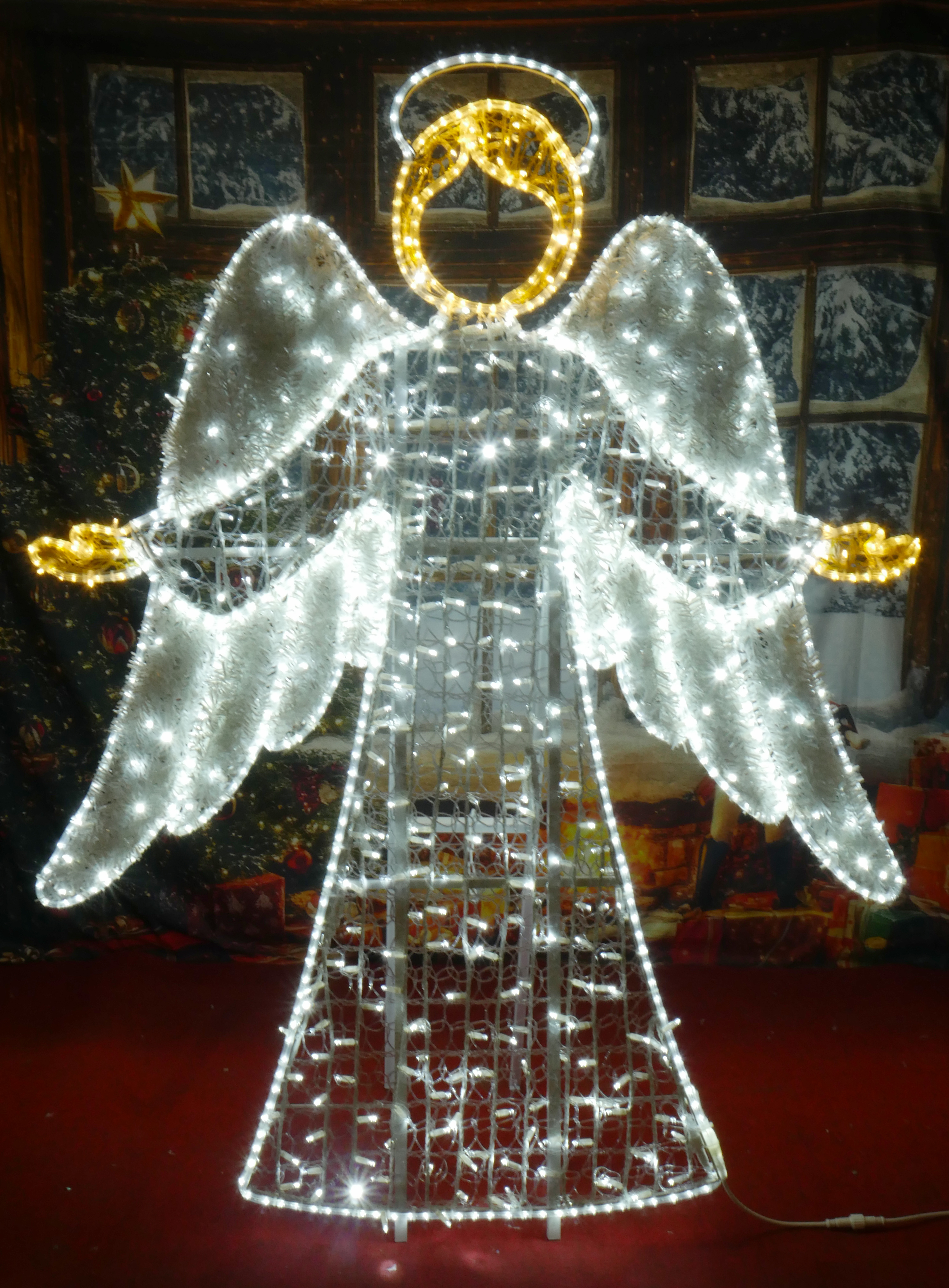 Angel 2 Photo Op, 195cm x 150cm, 24v, 5m Power Cord, IP65 Plug - Image 3