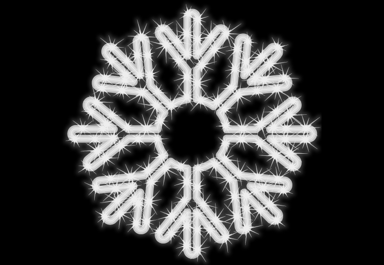 QF Ice 40cm Diameter white LED 7W