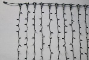 Drape Lite® 520 LED white 80 flash LED wh 2m x 3m black cable