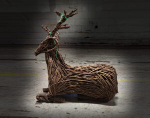 Woodland Stag Laying 35cm(W) x 80cm(H) x 80cm(D)