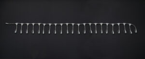 QF Divider cable with 22 outlets, white rubber cable