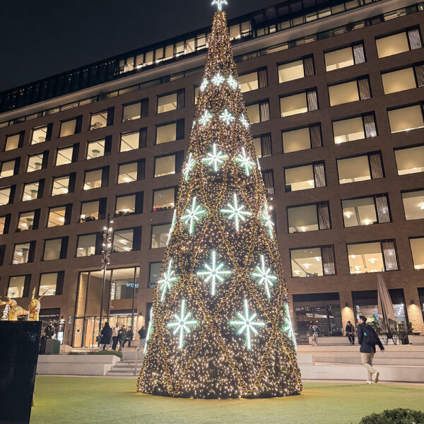 BBC Television Centre Christmas Tree Close Up