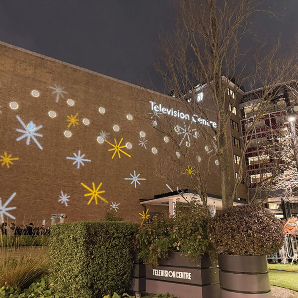 BBC Television Centre Christmas Tree Lighting and Star Wall