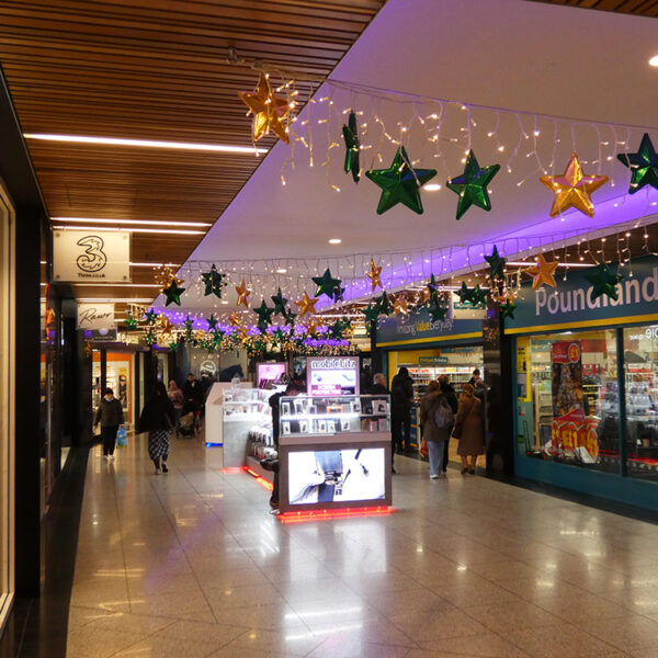 Ealing Broadway Shopping Centre Christmas Lights internal