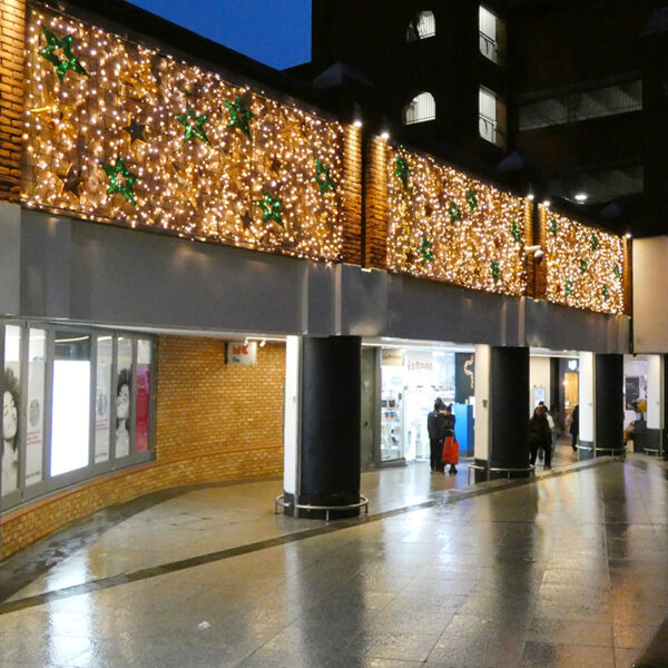 Ealing Broadway Shopping Centre Christmas Lights rear