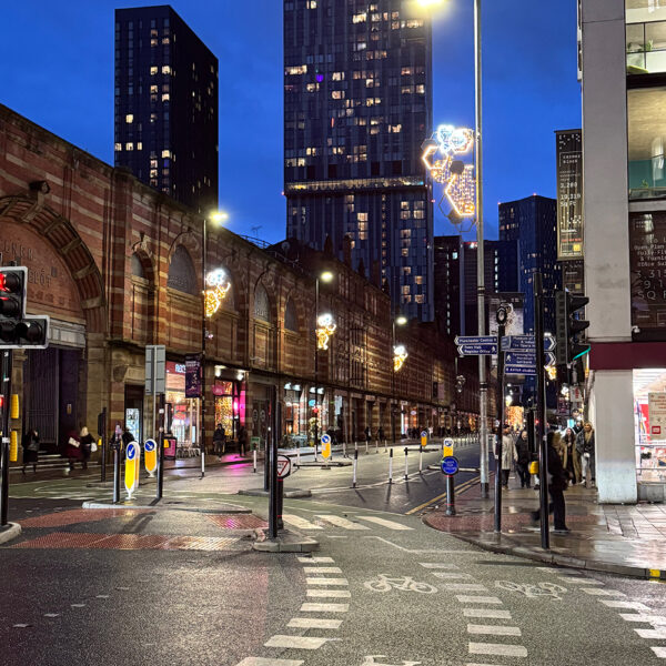 Manchester Christmas Street Lighting Motifs
