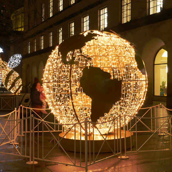 Manchester New Globe Light Sculpture