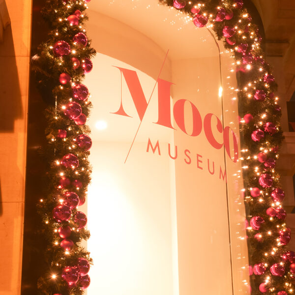Moco Museum Christmas Lights main window