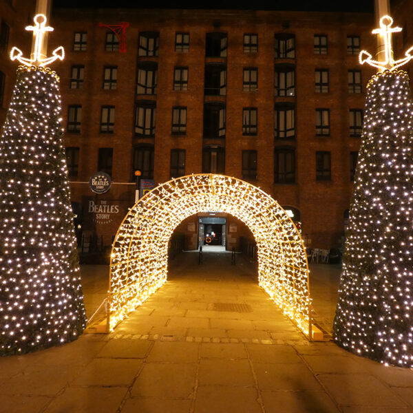 Royal Albert Dock Christmas Entrance 2