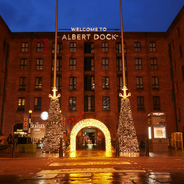 Royal Albert Dock Christmas Entrance