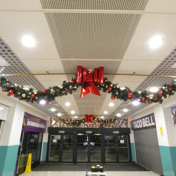 St Johns Shopping Centre Leeds Christmas Lights Garland