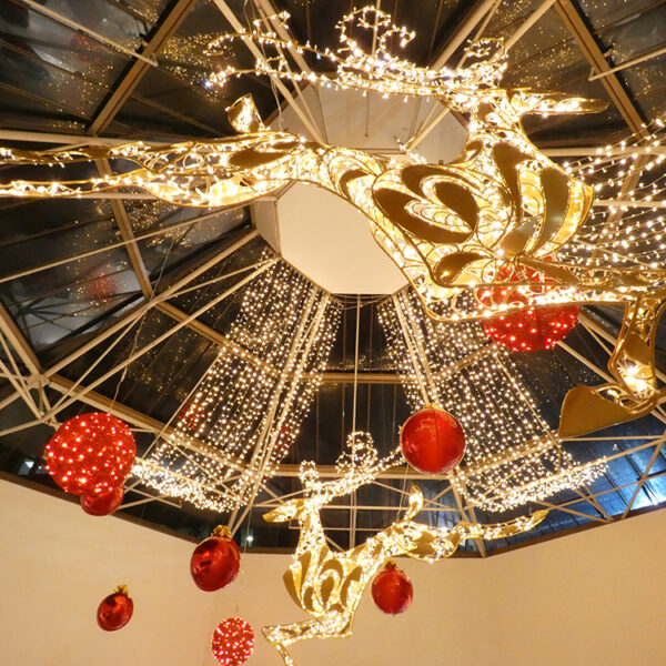 St Johns Shopping Centre Leeds Christmas Lights Reindeers