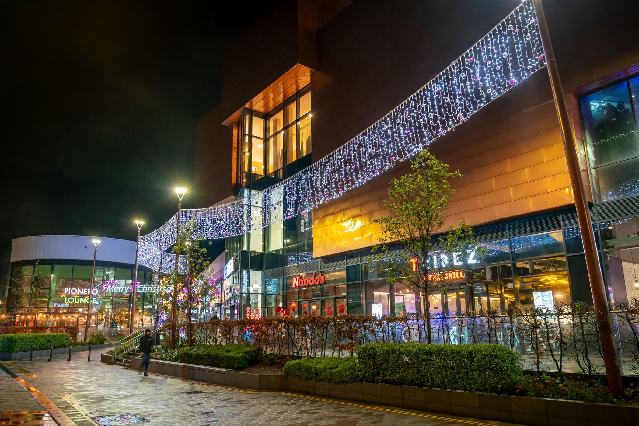 Riverside Rochdale Christmas Lights rear