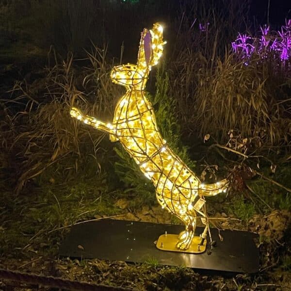 Bents Rabbit Light Sculpture
