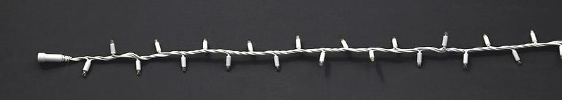 String Lite, 140 LEDwh w/wh flash, 8m, white cable, 230v